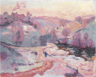 Armand Guillaumin - Le pont Charraud