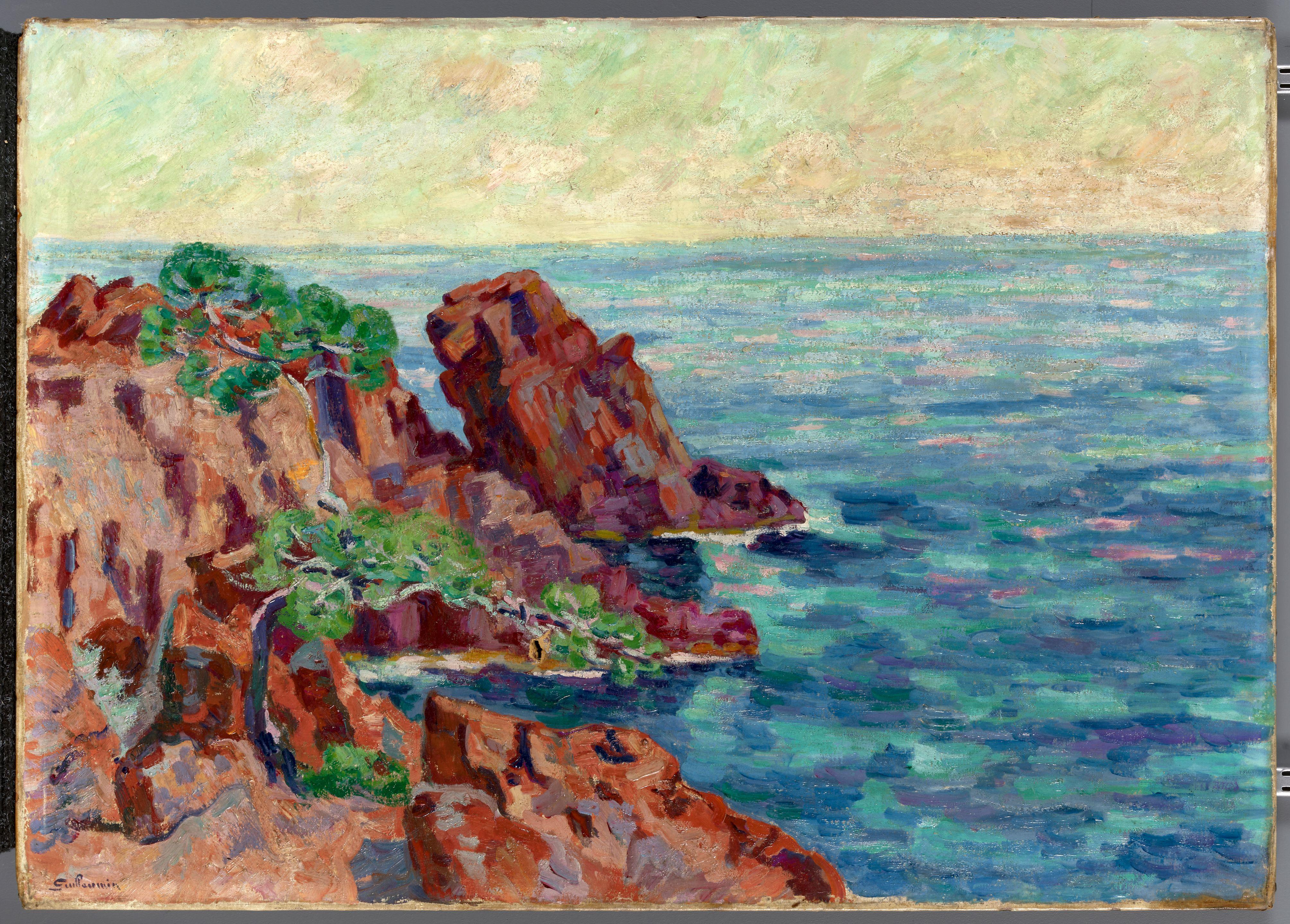Armand Guillaumin - Les Roches rouges à Agay