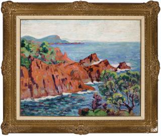 Armand Guillaumin - Les roches rouges à Agay 