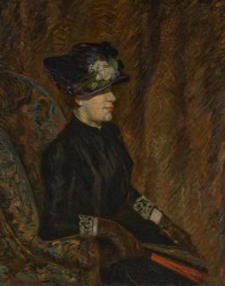 Armand Guillaumin - Madame Guillaumin à l\'éventail