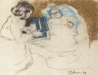 Armand Guillaumin - Madeleine et Marguérite, les enfants du peintre