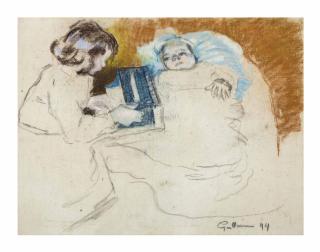 Armand Guillaumin - Madeleine et Marguérite, les enfants du peintre