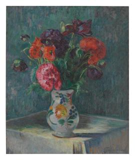 Armand Guillaumin - Nature Morte Au Vase De Fleurs