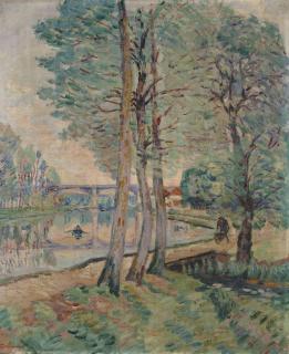 Armand Guillaumin - Paysage de Moret, Île-de-France