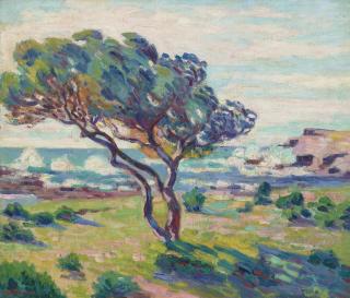 Armand Guillaumin - Paysage du midi, vue du Brusc
