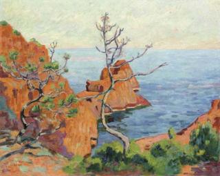 Armand Guillaumin - Rochers au Trayas