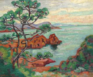 Armand Guillaumin - Rochers au Trayas