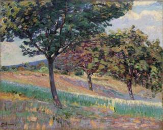 Armand Guillaumin - Verger à la lisière d\'un bois à Saint-Cheron