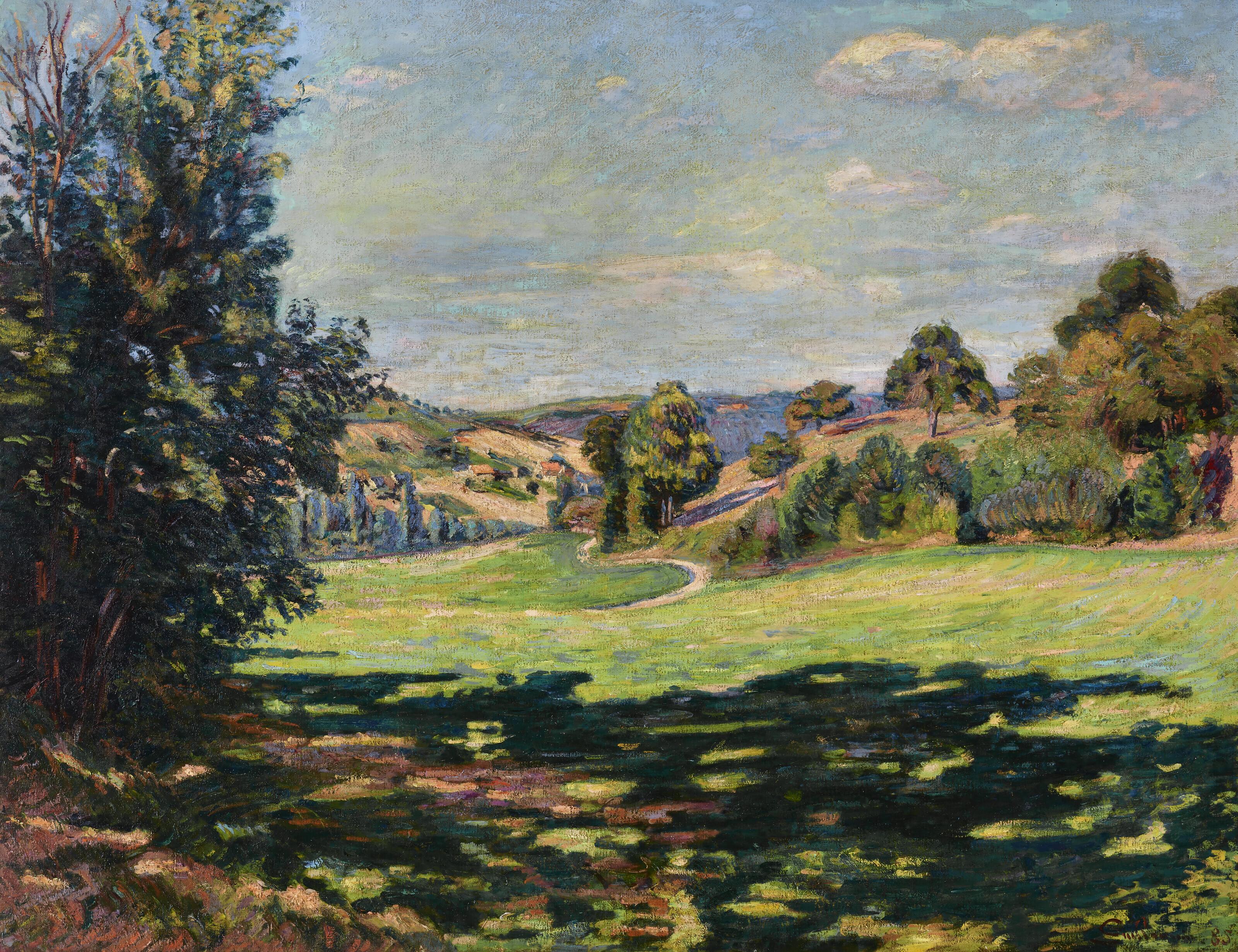 Armand Guillaumin - Village sur le coteau, vallée de Chevreuse