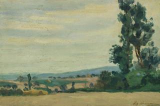 Armand Guillaumin - Vue d\'Auvers