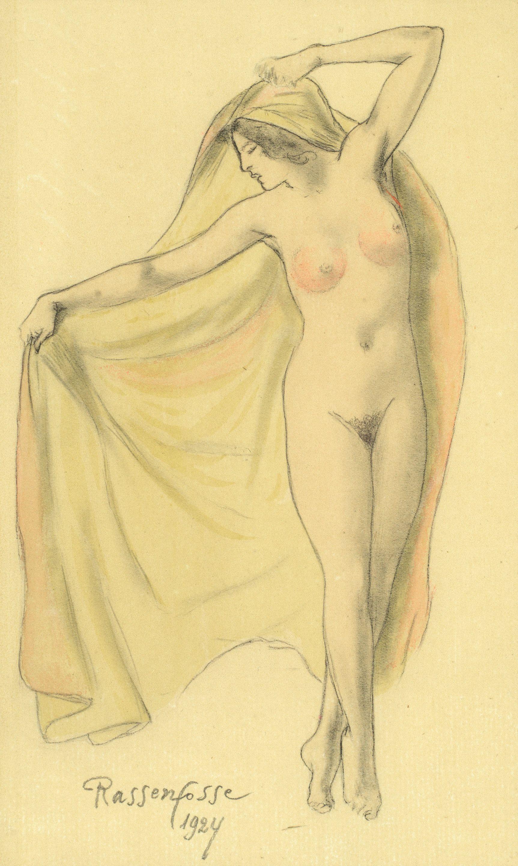 Armand Rassenfosse - Danseuse nue