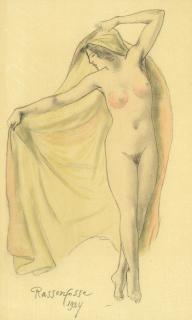 Armand Rassenfosse - Danseuse nue