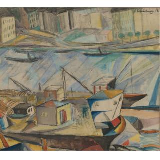 Armand Schönberger - Boats In Harbor