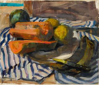 Armando Morales - Bodegón Con Papaya