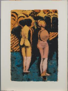 Armando Morales - Four Prints: Figuras Mujeres