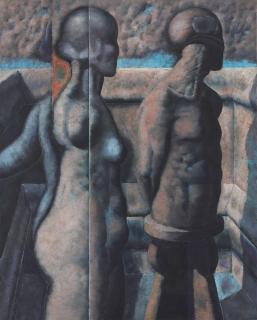 Armando Morales - Hombre y mujer, III (Homenaje a Vesalio)