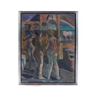 Armando Morales - Untitled (Three Nudes and a Horse)