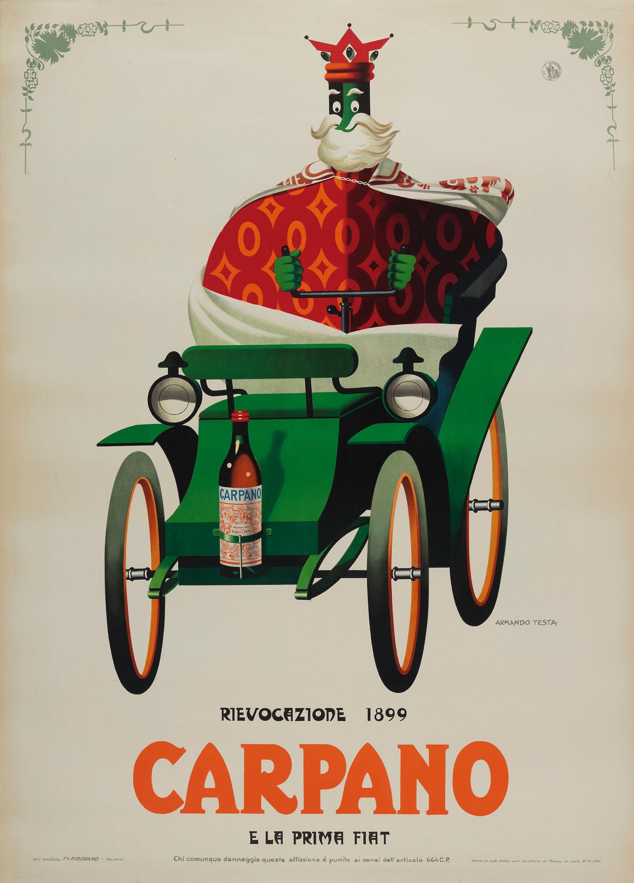 Armando Testa - Carpano E La Prima Fiat