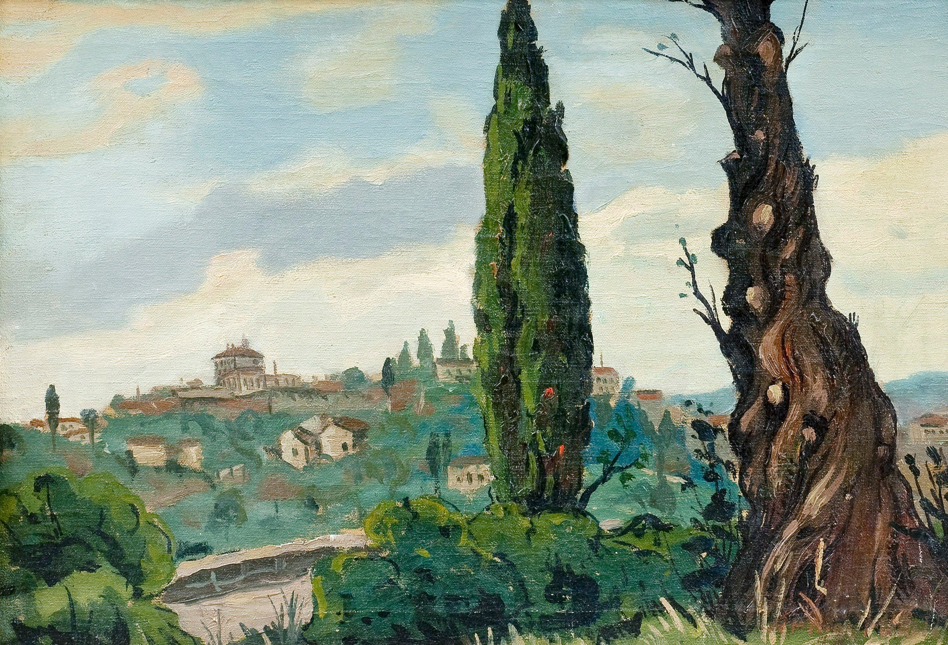 Armas Mikola - A Village In The South.