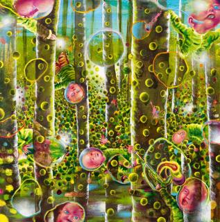 Armin Boehm - Paintball grün