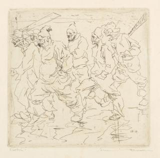 Armin Hansen - Fishermen Walking