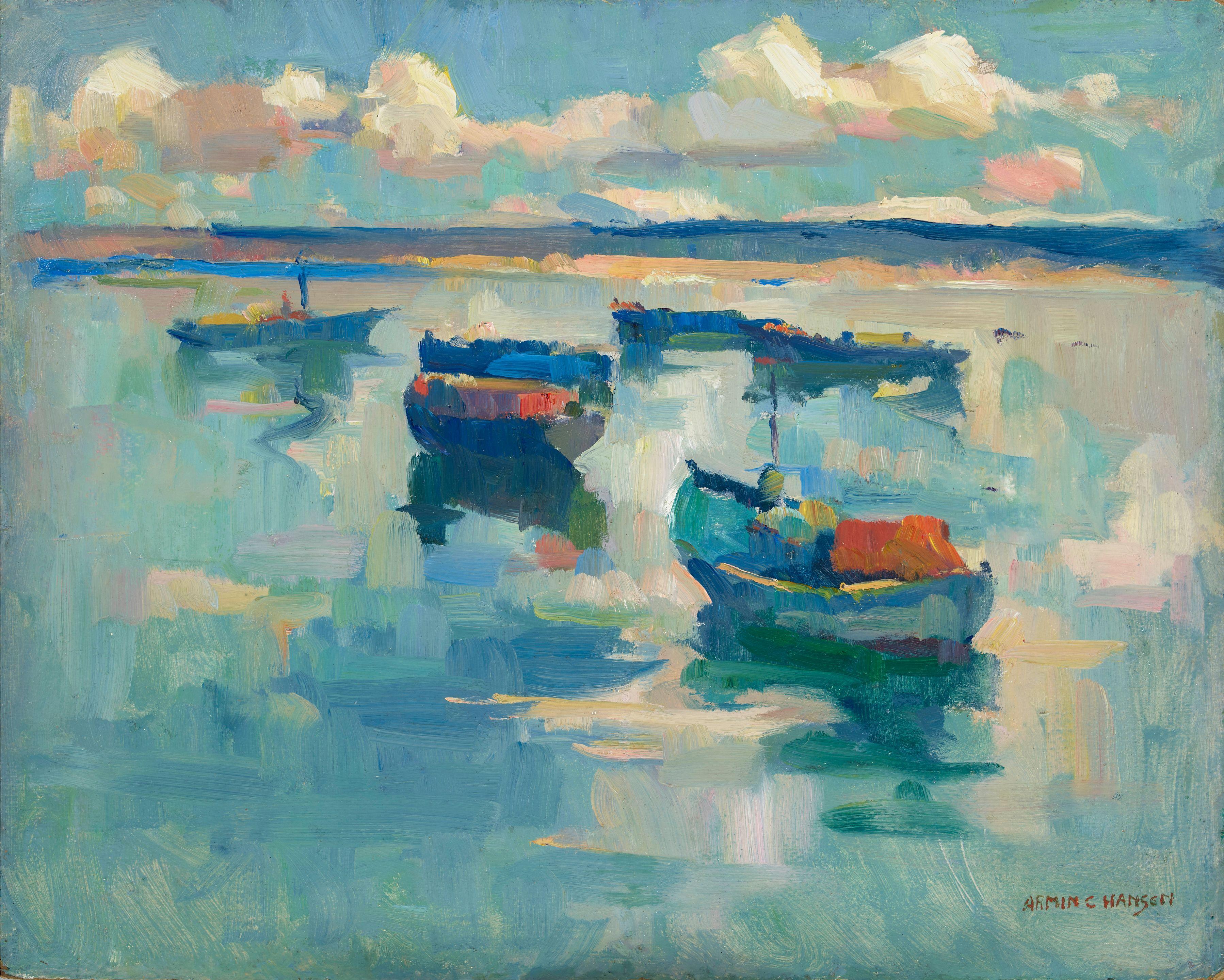 Armin Hansen - Sailing Ships