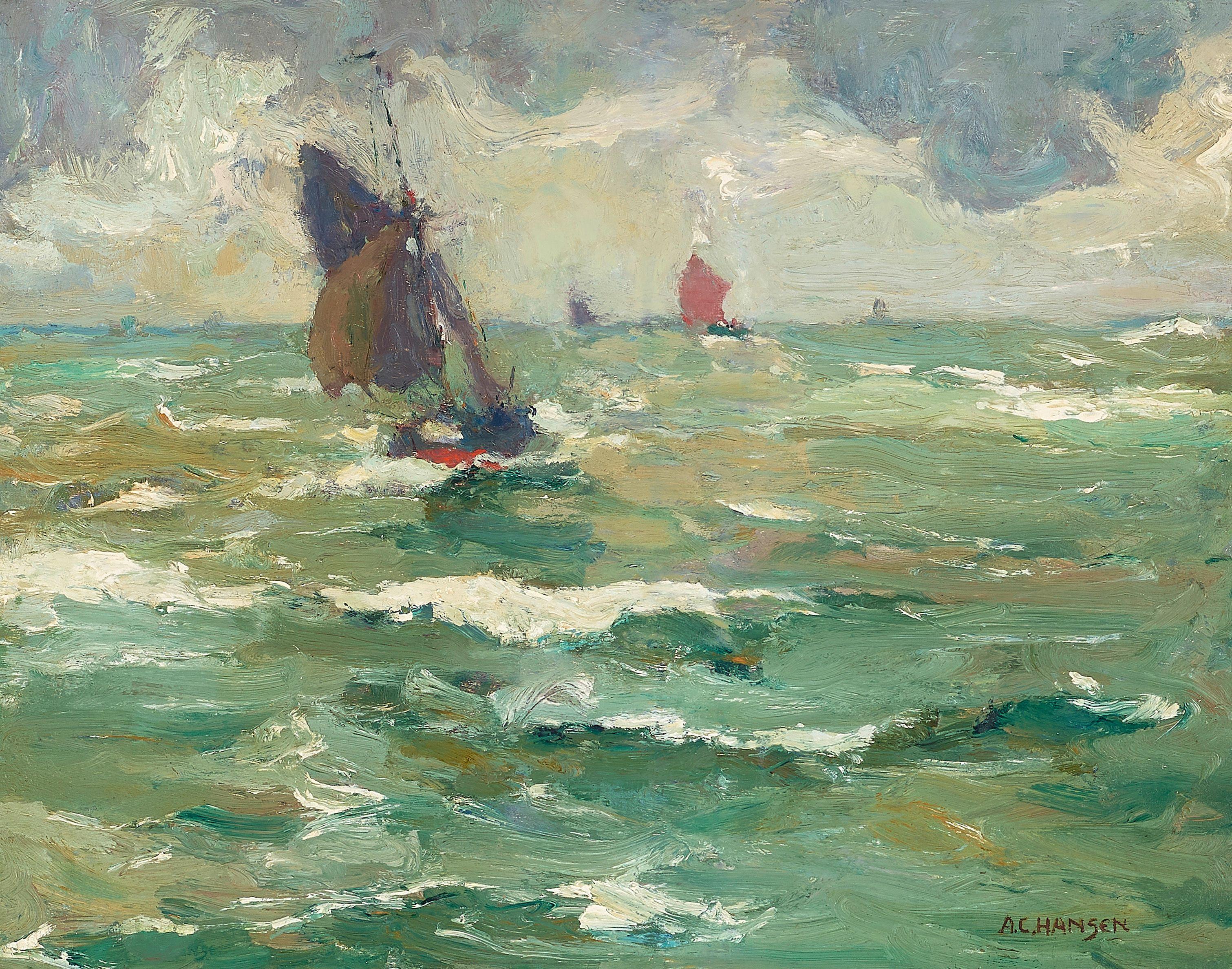 Armin Hansen - Seascape