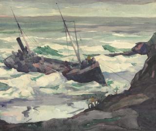 Armin Hansen - Stormy Sea