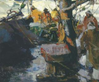 Armin Hansen - The Afterdeck