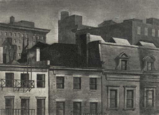 Armin Landeck - Housetops, 14th Street (Kraeft & Kraeft 66)