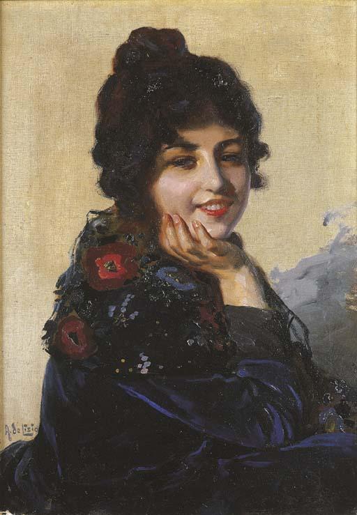 Arnaldo De Lisio - Giovane donna elegante
