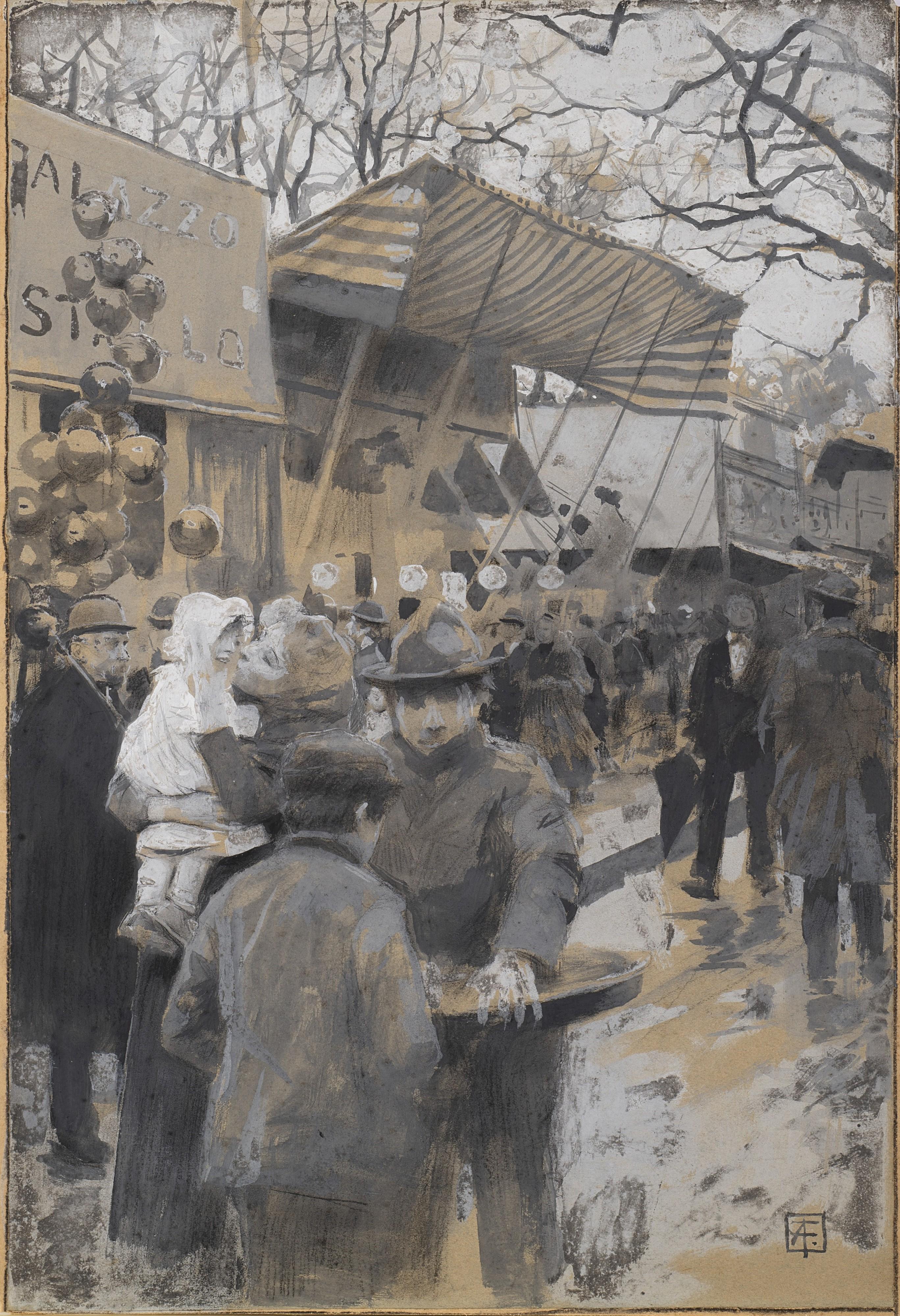 Arnaldo Ferraguti - Al mercato