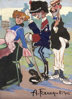 Arnaldo Ferraguti - Caricature