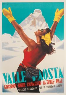 Arnaldo Musati - Valle D\'Aosta. Gressoney.Breuil.Courmayeur.La Thuile.Pilaz