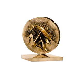 Arnaldo Pomodoro - Disco in forma di rosa del deserto