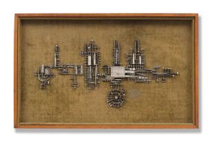 Arnaldo Pomodoro - Paessagio con il sole in basso