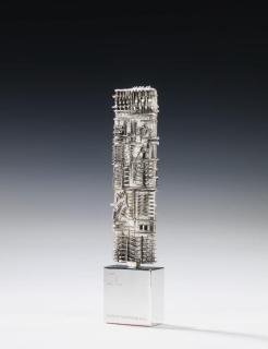 Arnaldo Pomodoro - Piccola scultura a stele