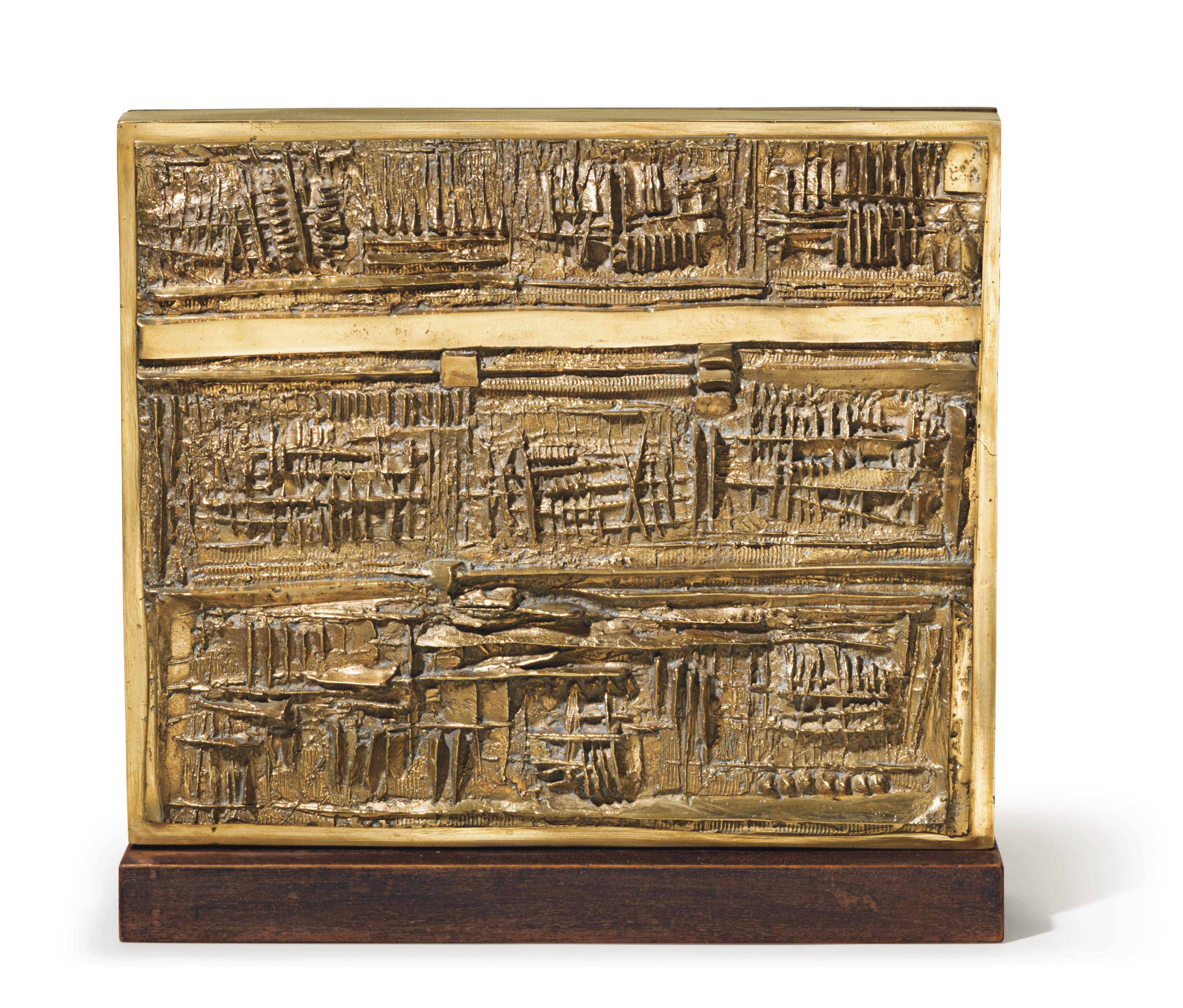 Arnaldo Pomodoro - Tavola Dei Segni 1958/59, I.