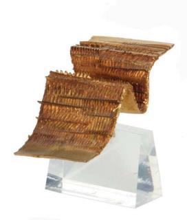 Arnaldo Pomodoro - Untitled; and a companion sculpture