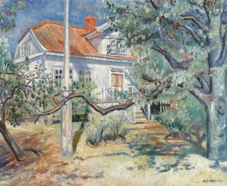 Arne Kavli - Norwegian penpoint Cottage, Larkollen