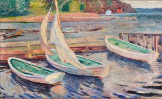 Arne Texnes Kavli - On the docks