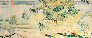 Arne Texnes Kavli - Summer by the lake