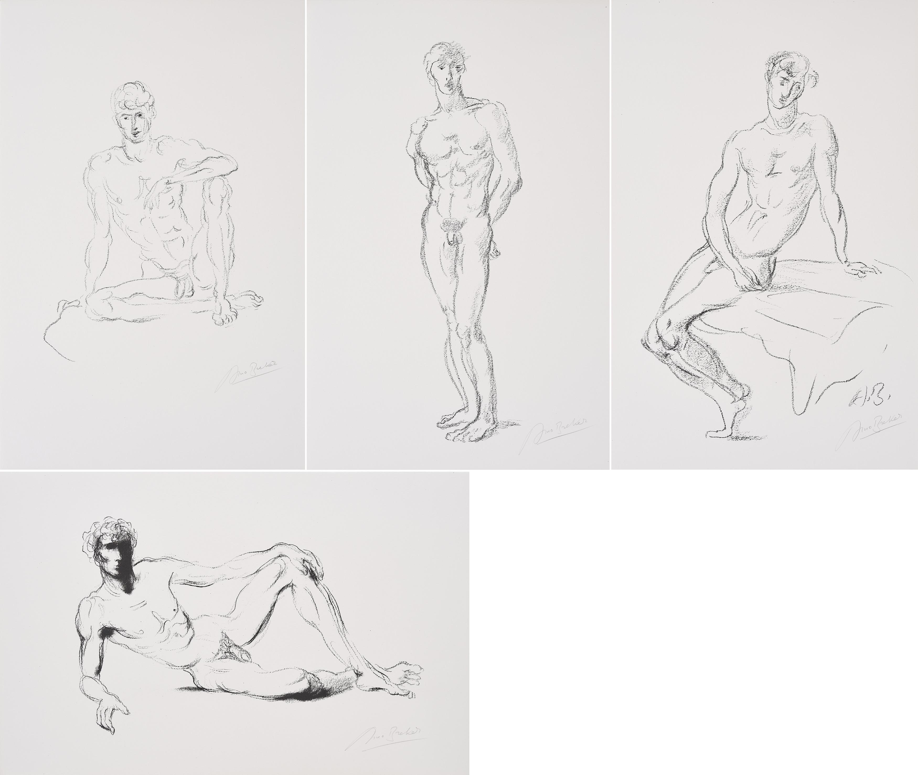 Arno Breker - Jugend. Mappe mit 6 Lithografien.