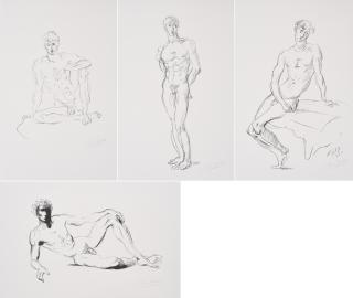 Arno Breker - Jugend. Mappe mit 6 Lithografien.