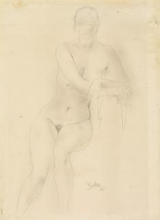 Arno Breker - Sitzender Frauenakt