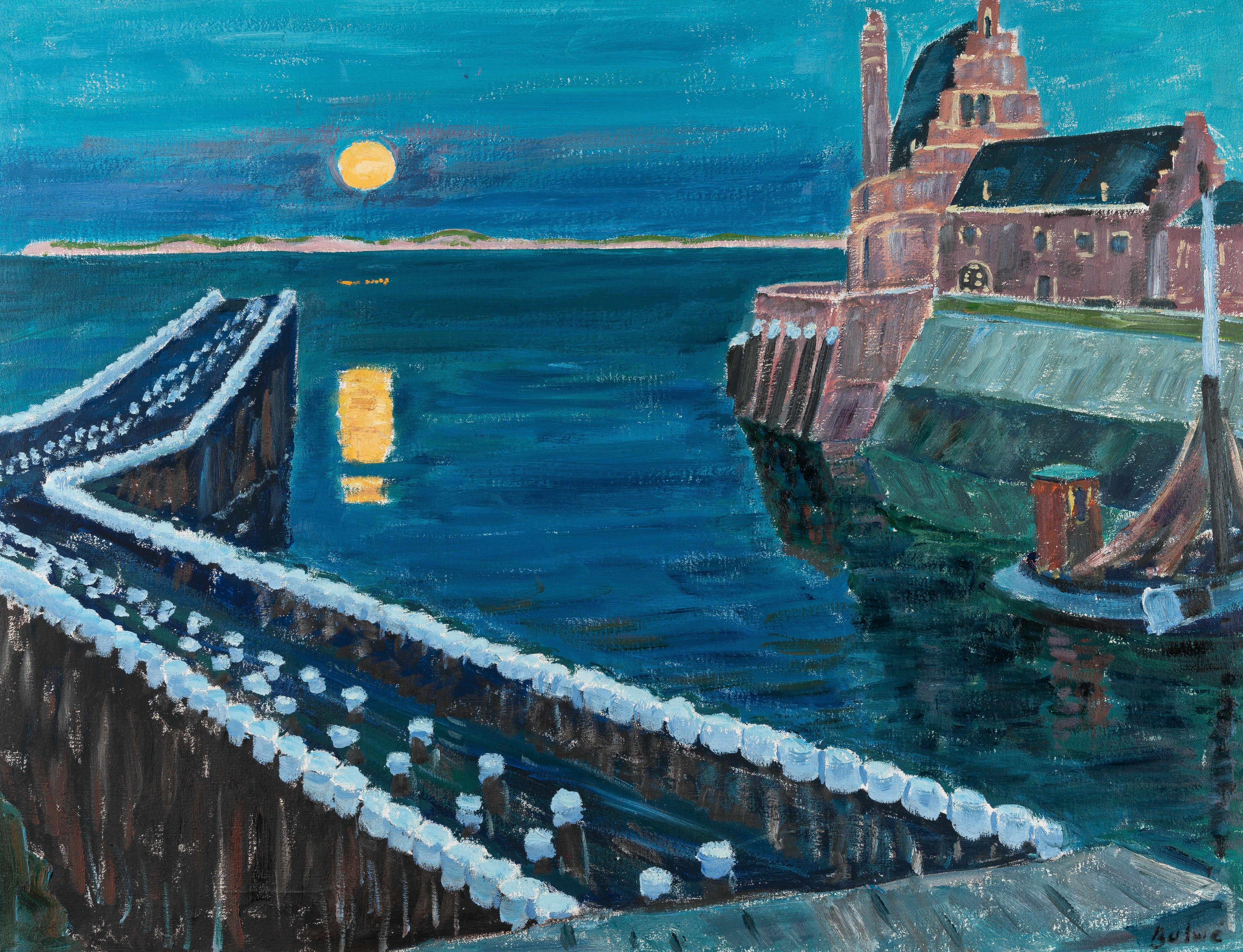 Arnold Balwé - „Abend in Veere (Holland)“