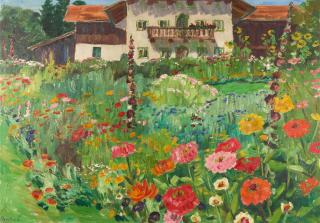 Arnold Balwé - Bauerngarten.