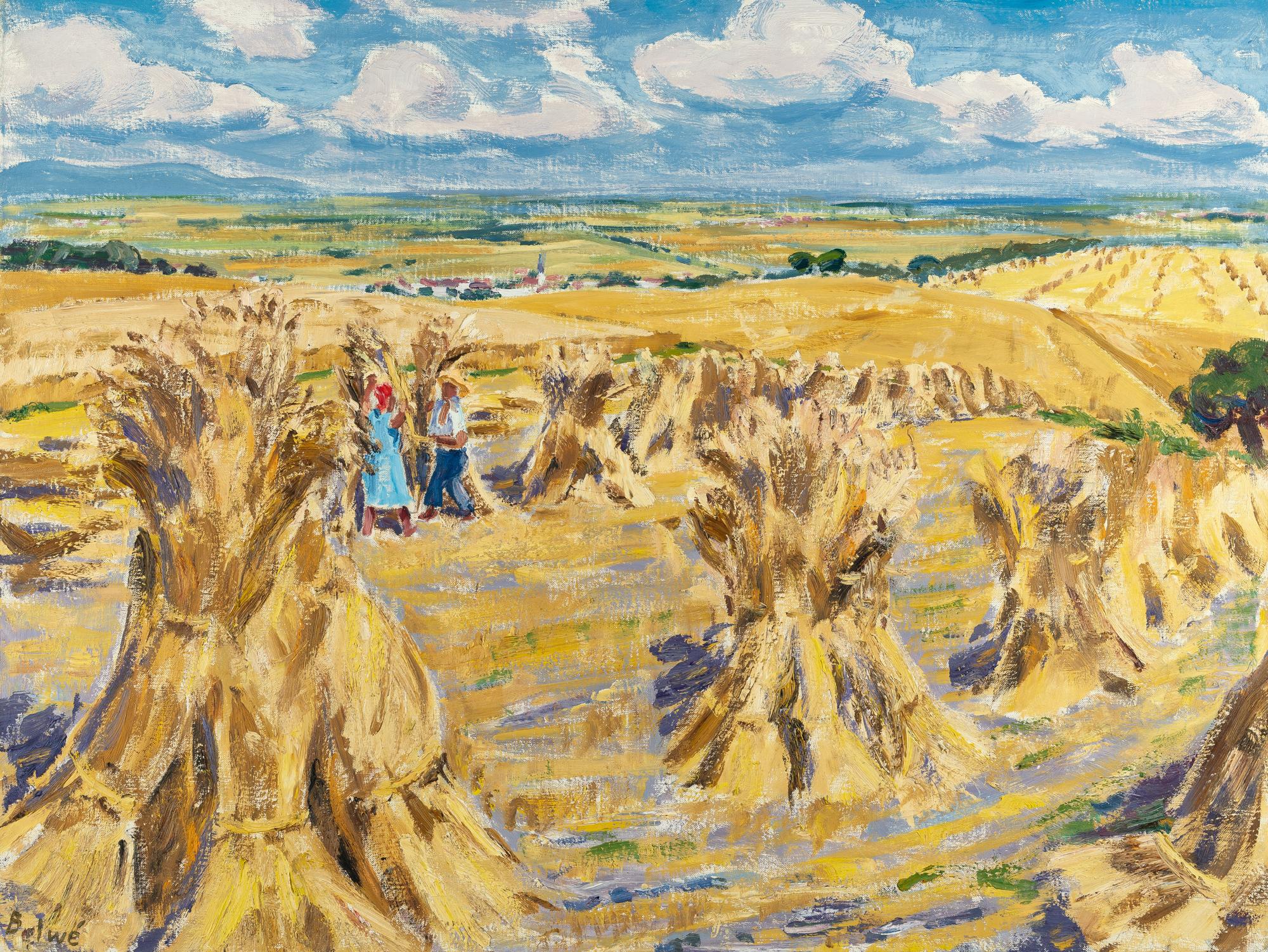 Arnold Balwé - „Ernte in Niederbayern“