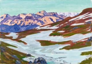 Arnold Balwé - Herbstabend am Großglockner