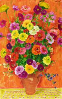 Arnold Balwé - Roter Strauß